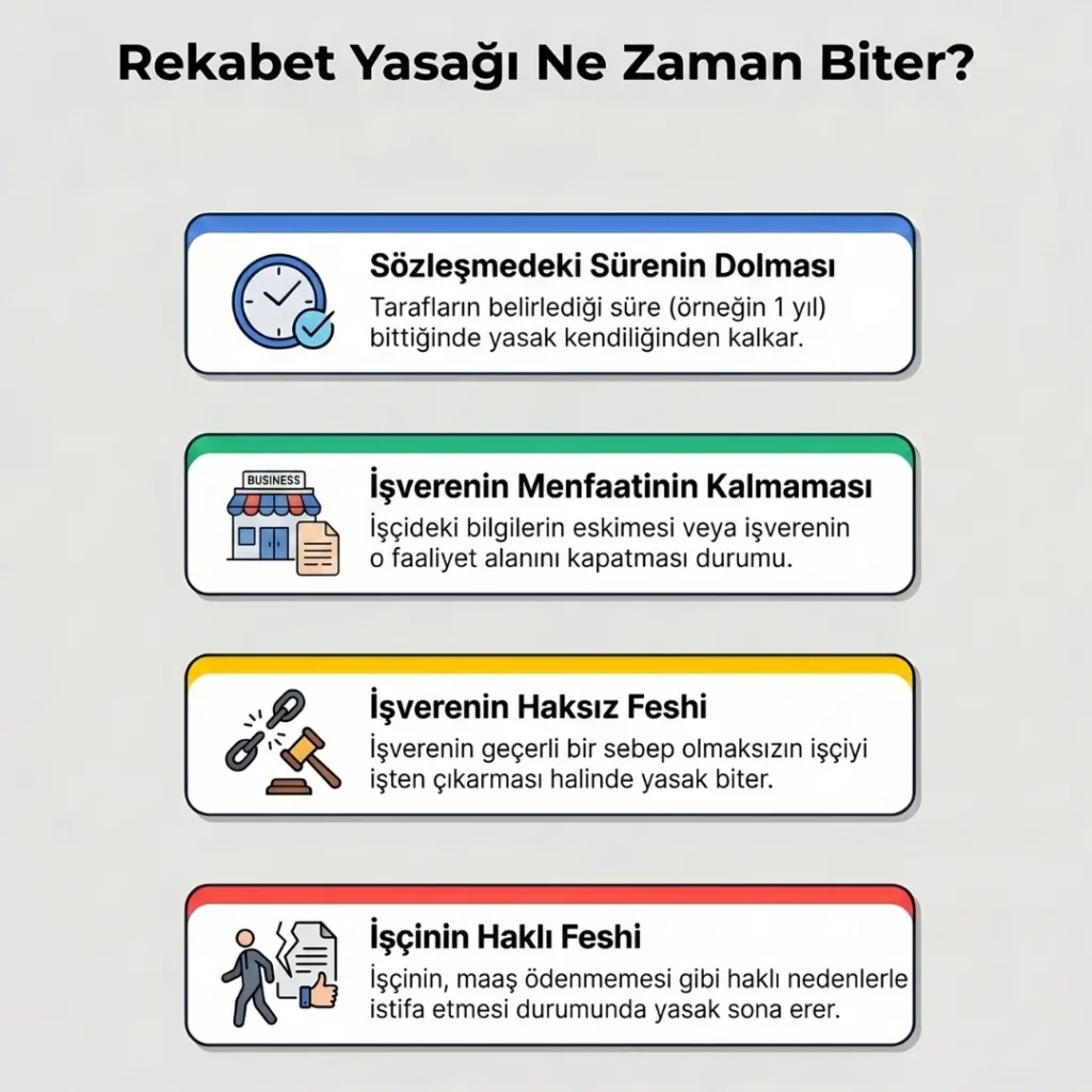 Rekabet Yasağı Ne Zaman Biter?
