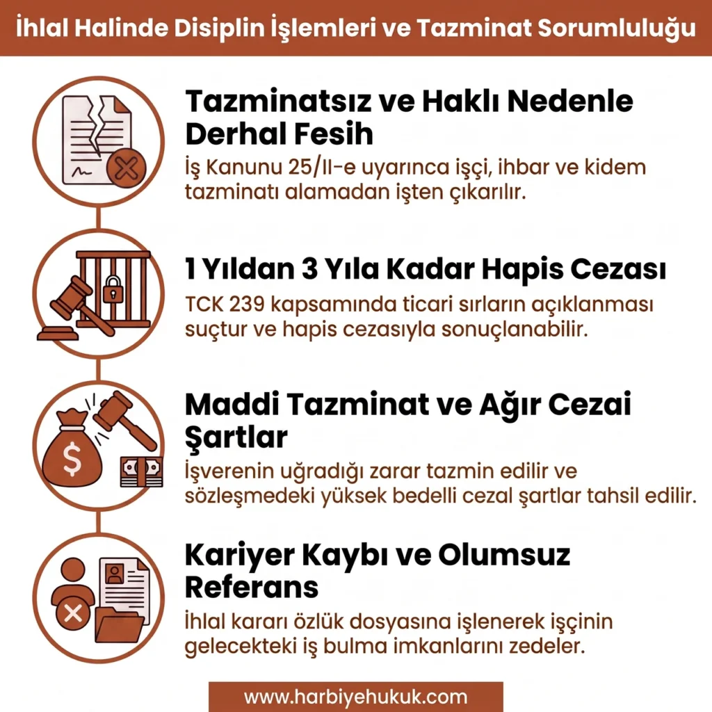 Sır Saklama Yükümlülüğünün İhlalinde Disiplin İşlemleri ve Tazminat
