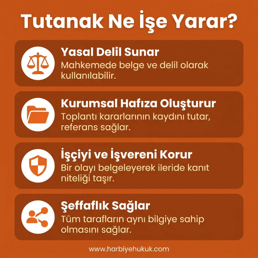 Tutanak Ne İşe Yarar?