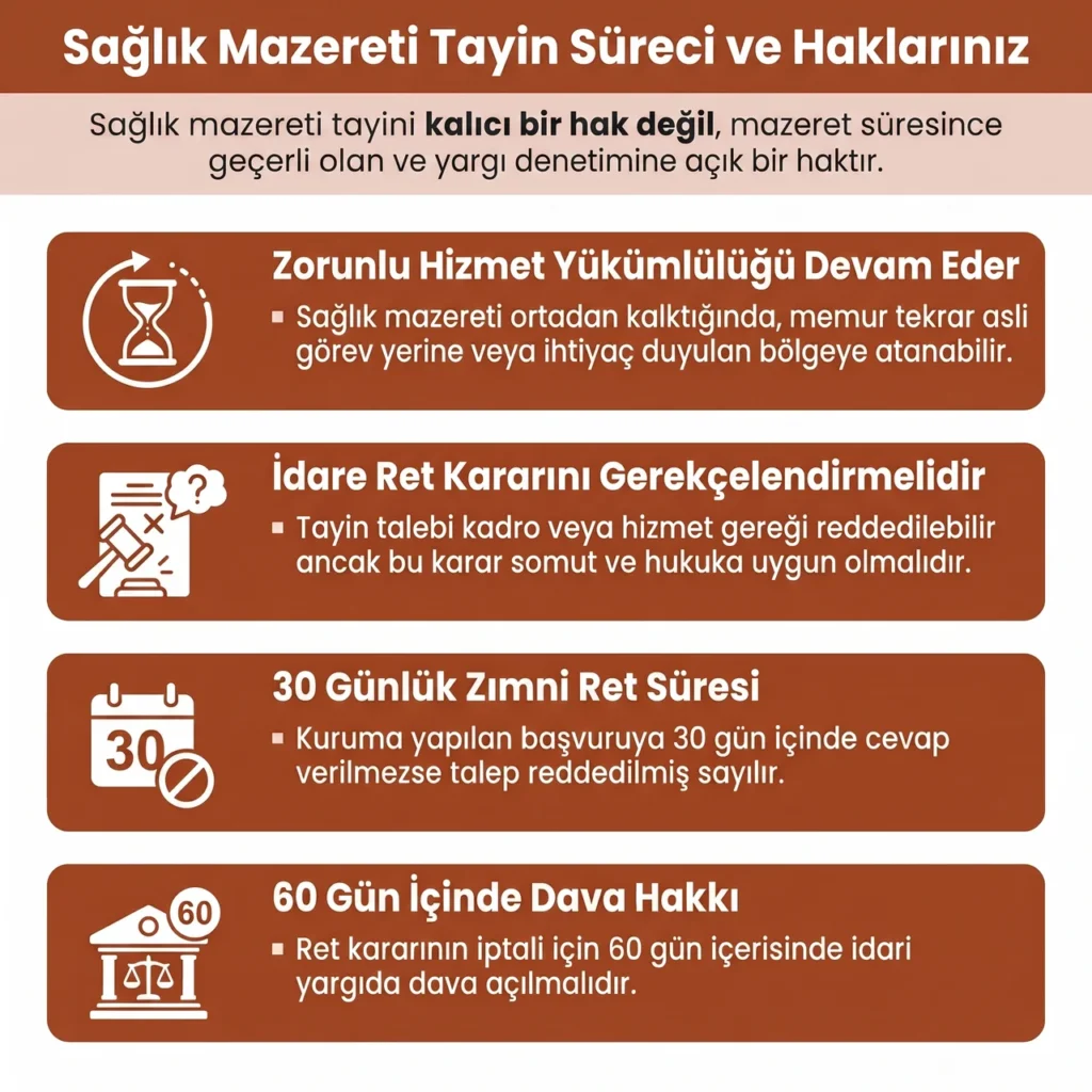 Sağlık Mazereti Tayin Süreci