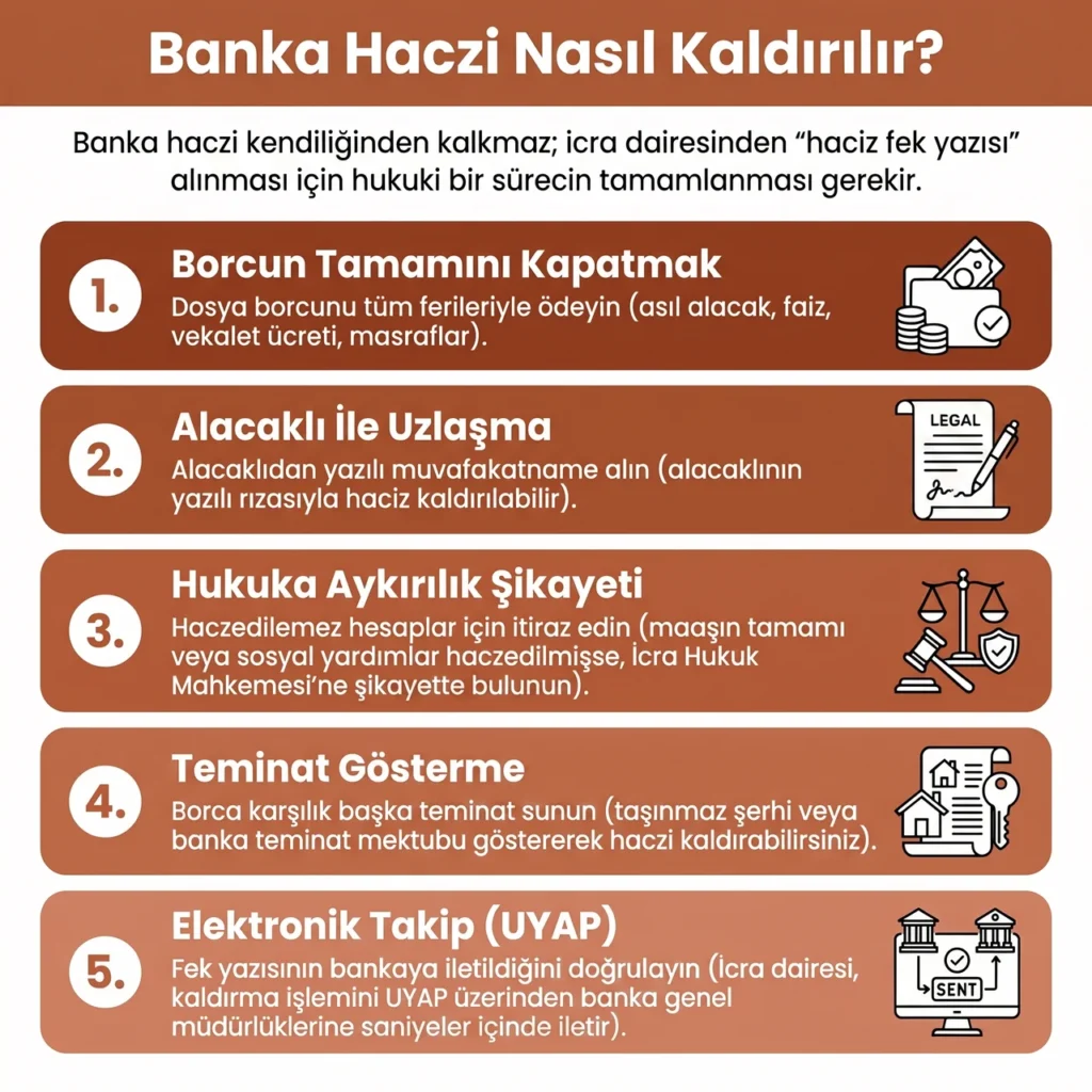 Banka Haczi Kaldırma Yolları