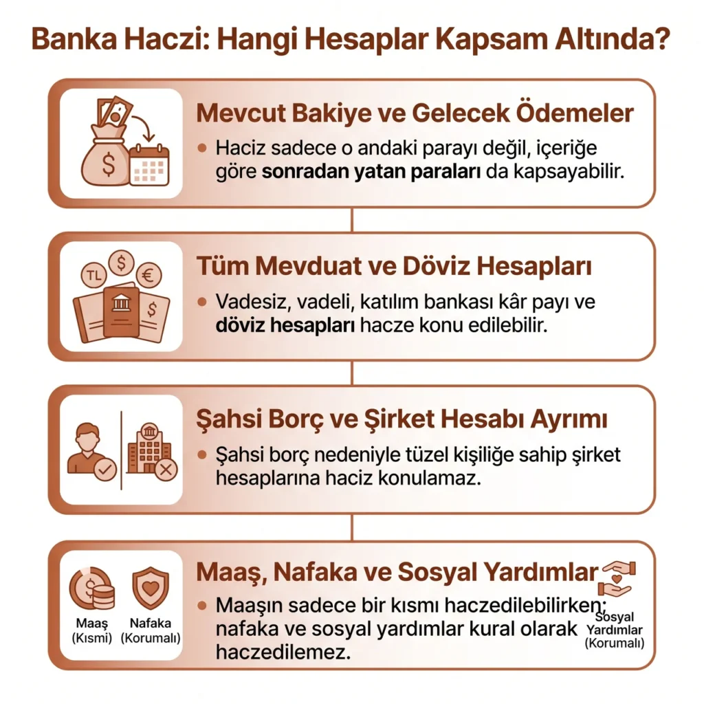 Banka Haczi Kapsamındaki Hesap Türleri
