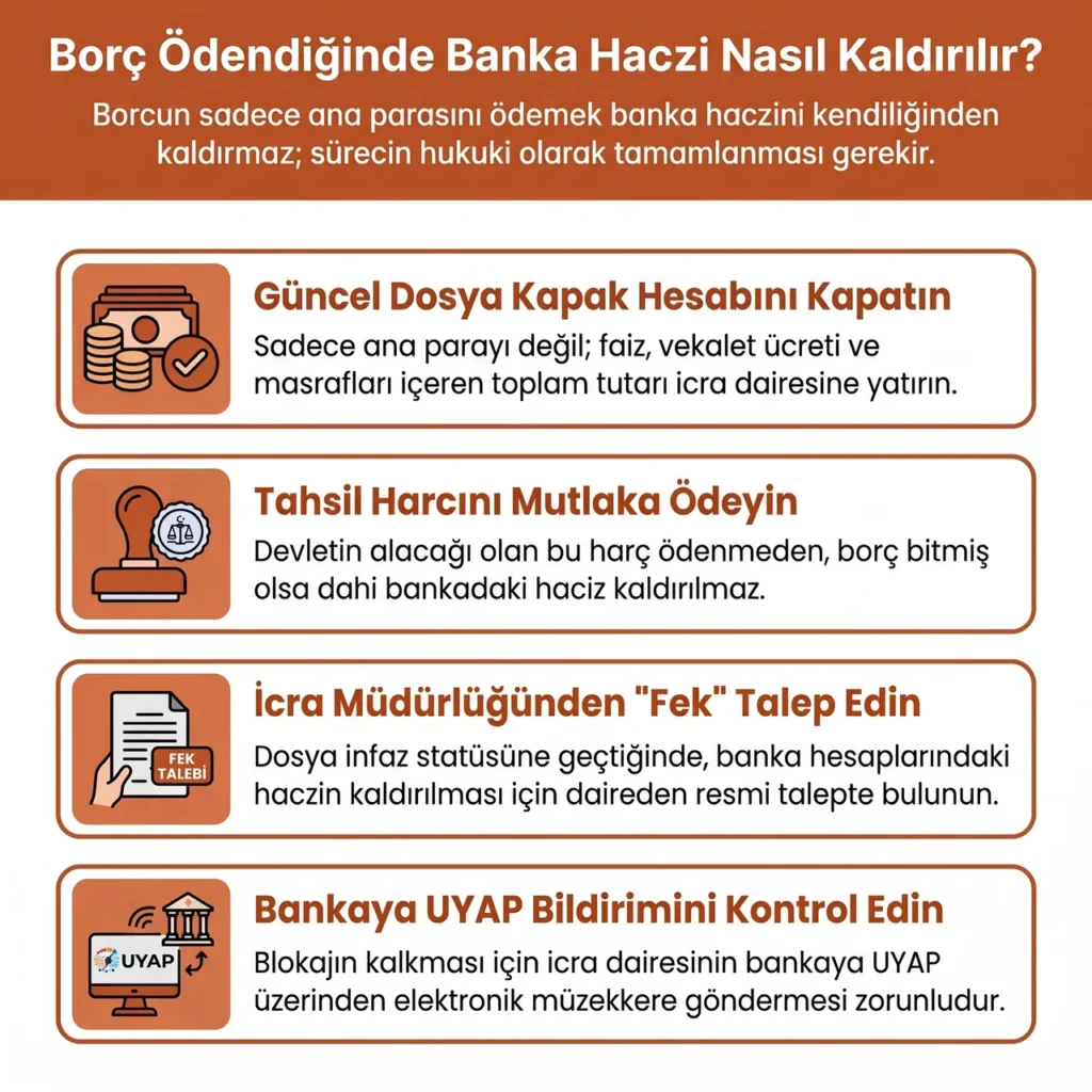 Dosya Borcunu Ödeyerek Banka Haczi Kaldırma