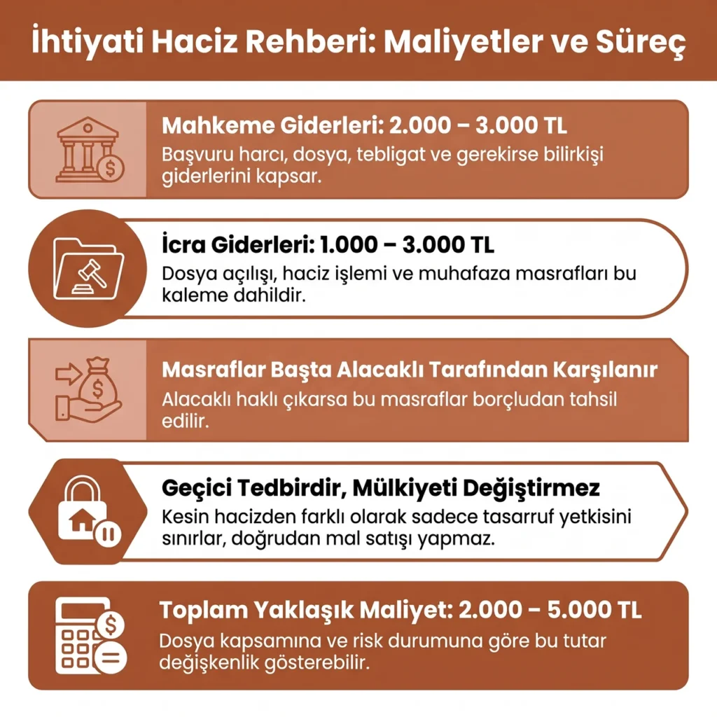 İhtiyati Haciz Süreci Masrafları