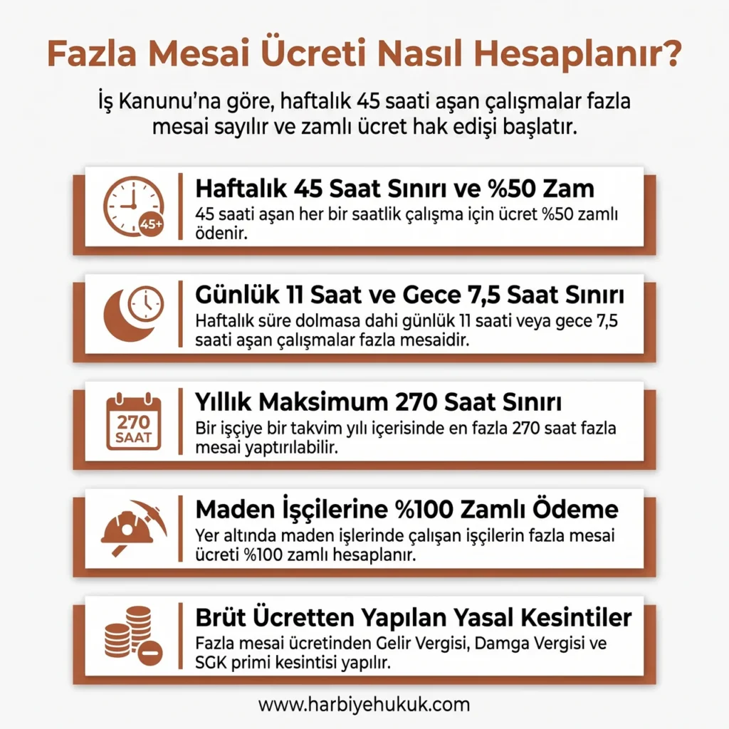 Fazla Mesai Ücreti Nasıl Hesaplanır?