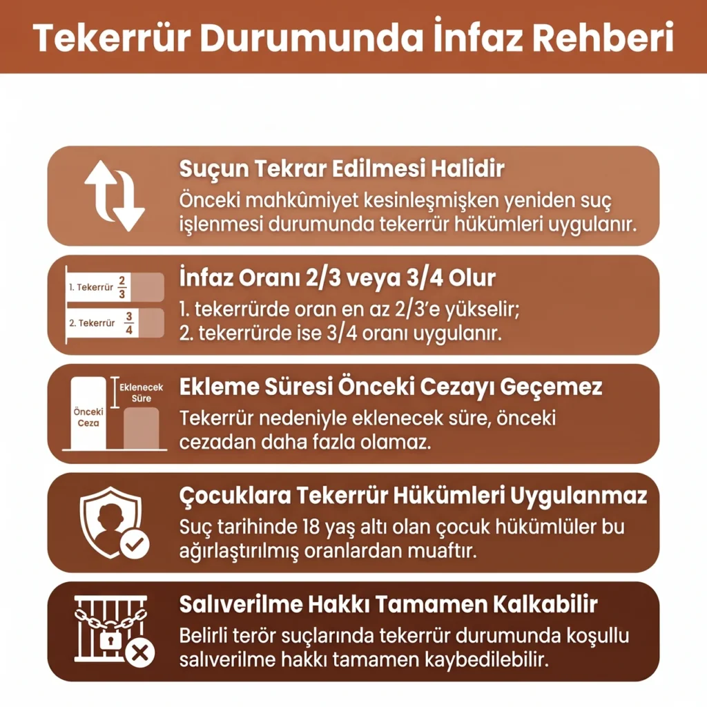 Tekerrür Durumunda İnfaz Hesaplama