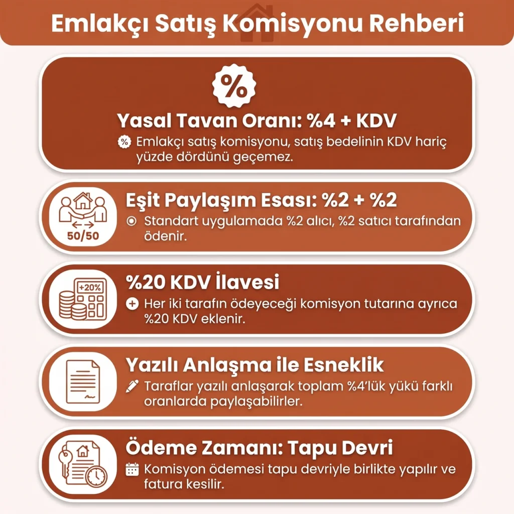 Emlakçı Satış Komisyonu