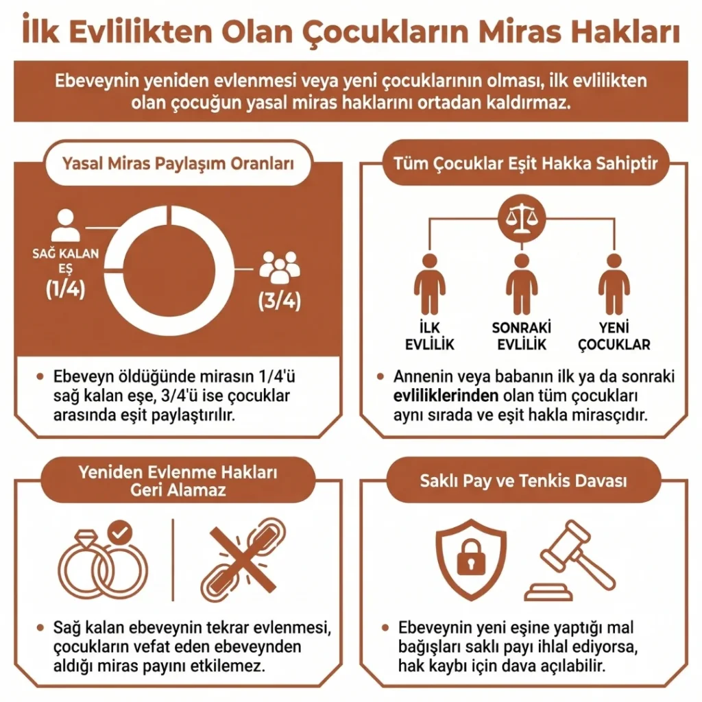 Eşimin İlk Evlilikten Olan Çocuğun Miras Hakkı