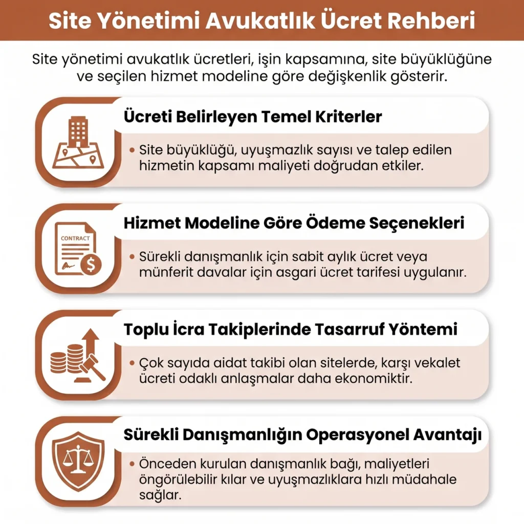 Site Yönetimi Avukatı Ücretleri
