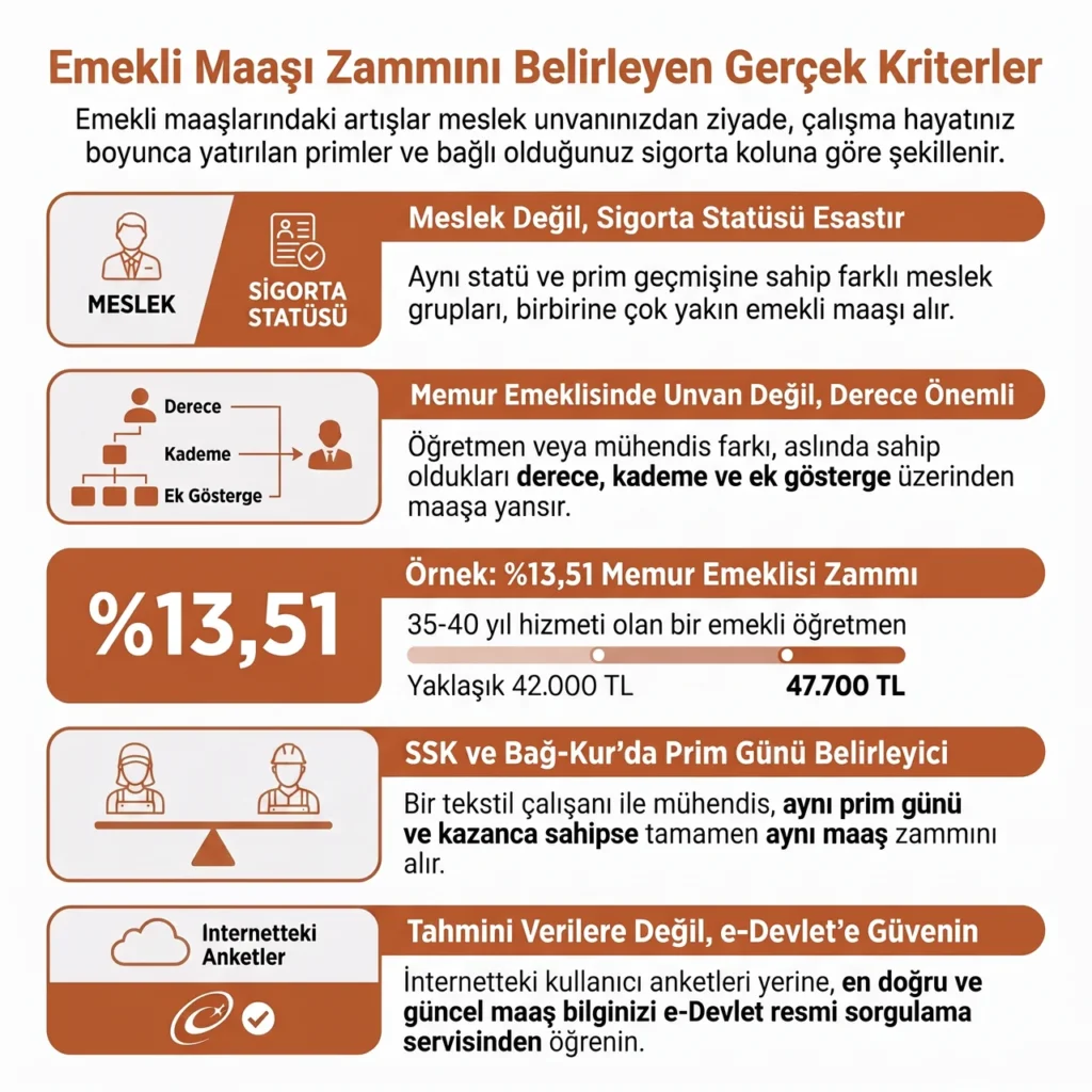 Zamlı Emekli Maaşı Nasıl Hesaplanır?