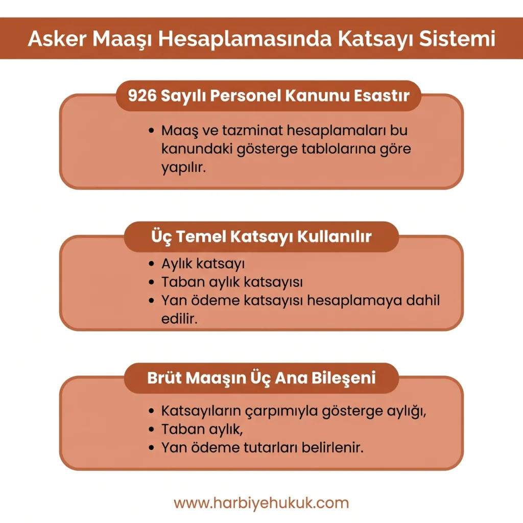 Asker Maaşı Hesaplamasında Katsayı Sistemi