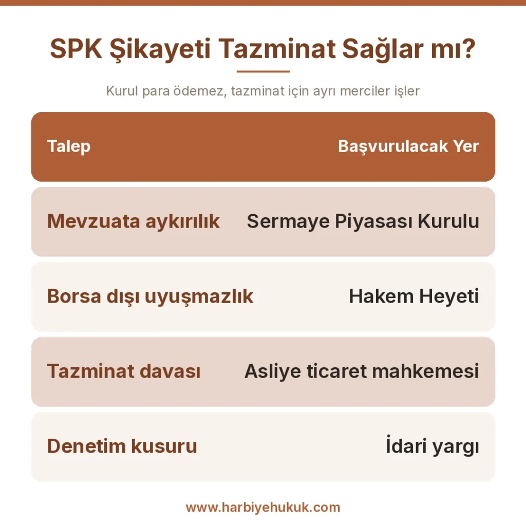 SPK Şikayeti Tazminat Sağlar mı
