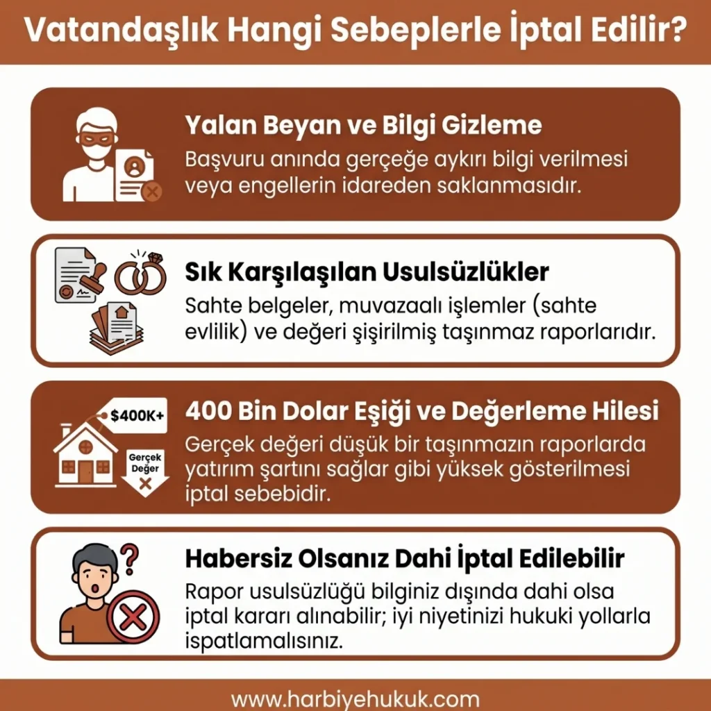 Vatandaşlık Hangi Sebeplerle İptal Edilir?