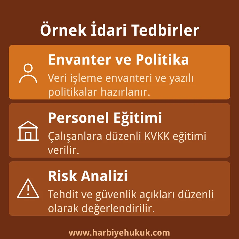 Örnek İdari Tedbirler